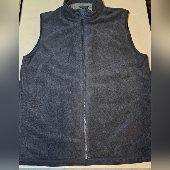 Mack Weldon Other - Mack Weldon Men's XXL Thermalite Fleece Vest Gray Zip Up Pockets